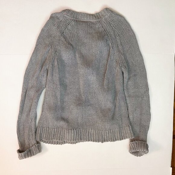 Mini Boden Grey Pom Pom Sweater, Size 13/14 - Picture 3 of 5